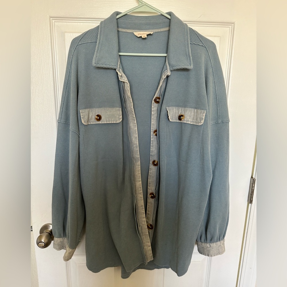 Listicle Waffle Shacket